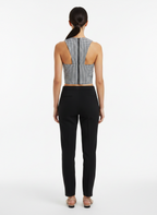 Blusa Cropped Gingham Halterneck - Alphorria / 40