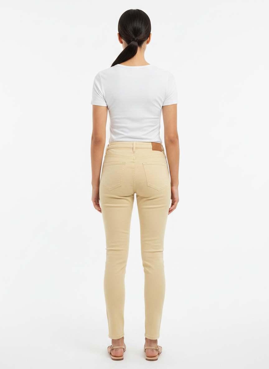 Calça Skinny Cotelê Cáqui - DRESS TO / 34