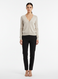 Blusa Cardigan Malha Fina - ZARA / M