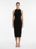 Vestido Midi Canelado Gola Alta - DRESS TO / M
