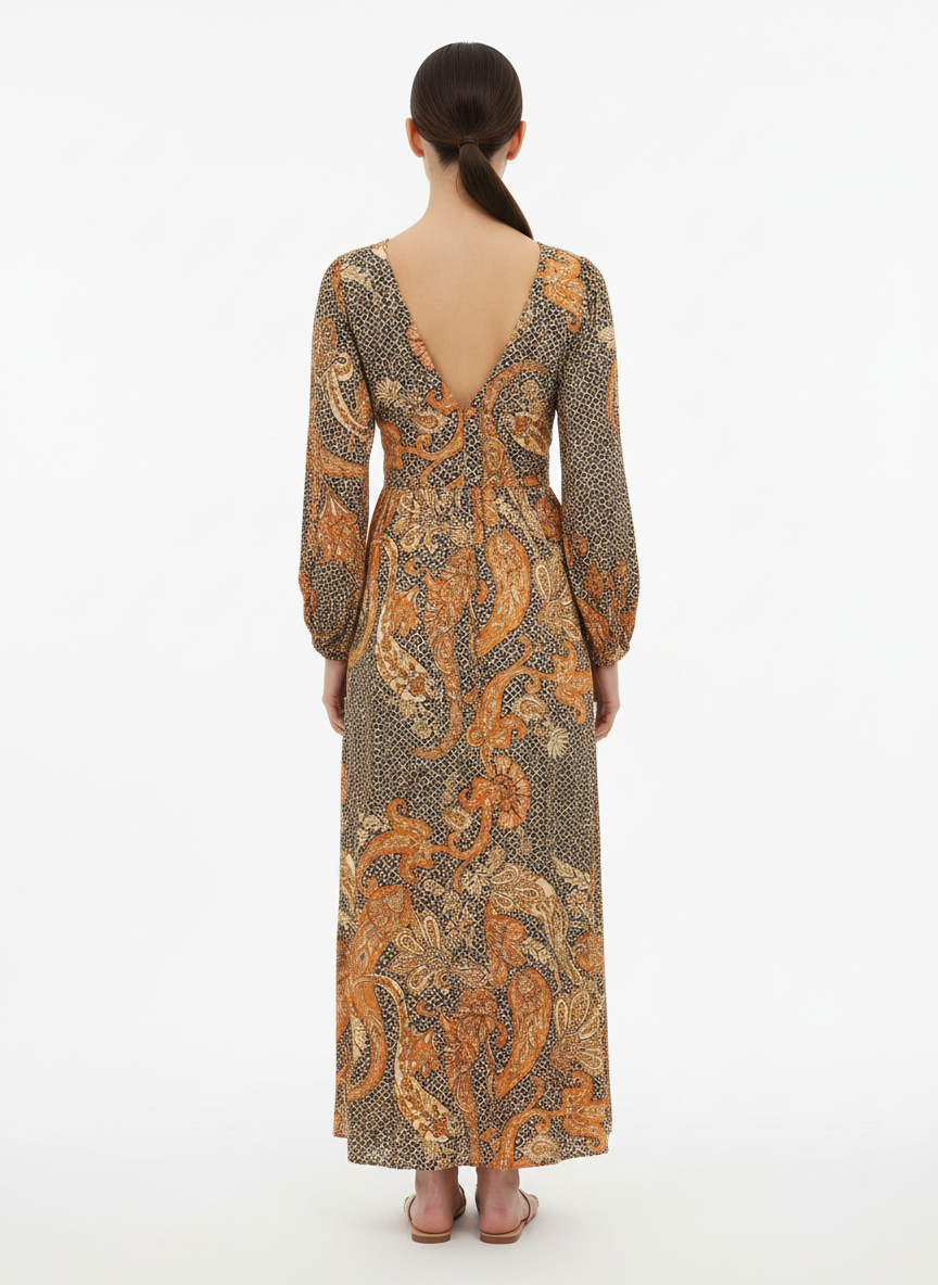 Vestido Maxi Estampado - MARIA FILÓ / PP