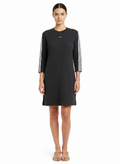 Vestido Curto Malha Canelada Esportivo - ADIDAS / G