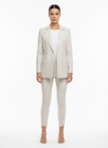 Conjunto de Alfaiataria Tweed Xadrez Off White - Alphorria/36