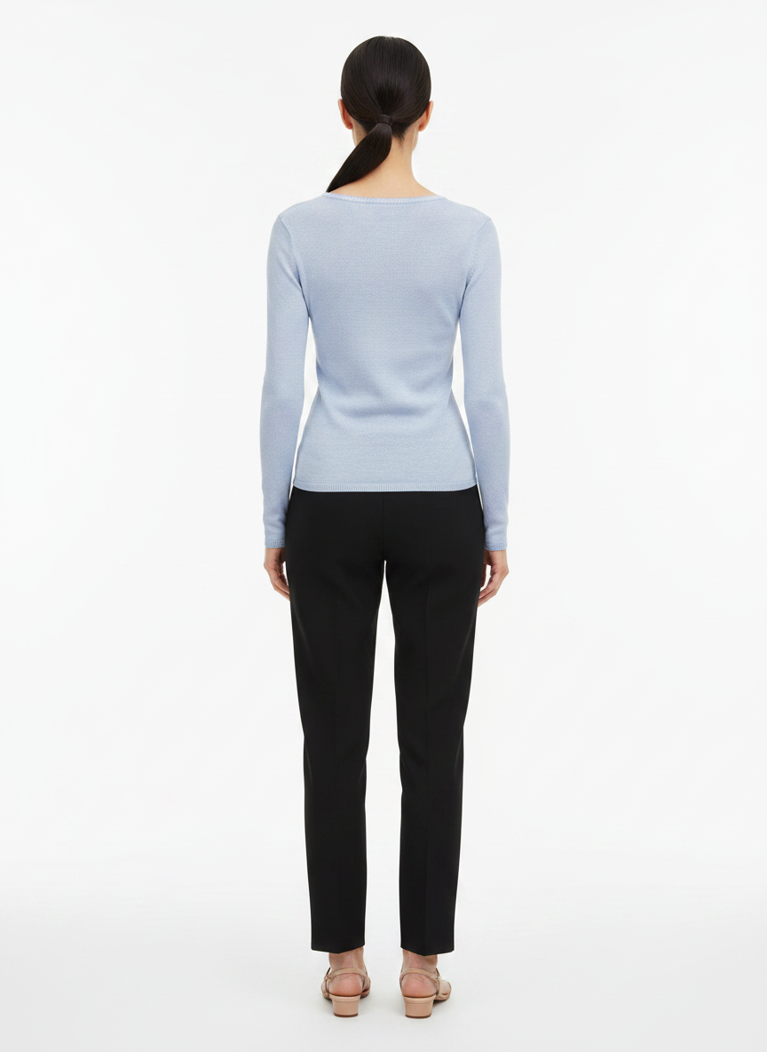 Blusa Malha Leve Cropped - LAFORT / U