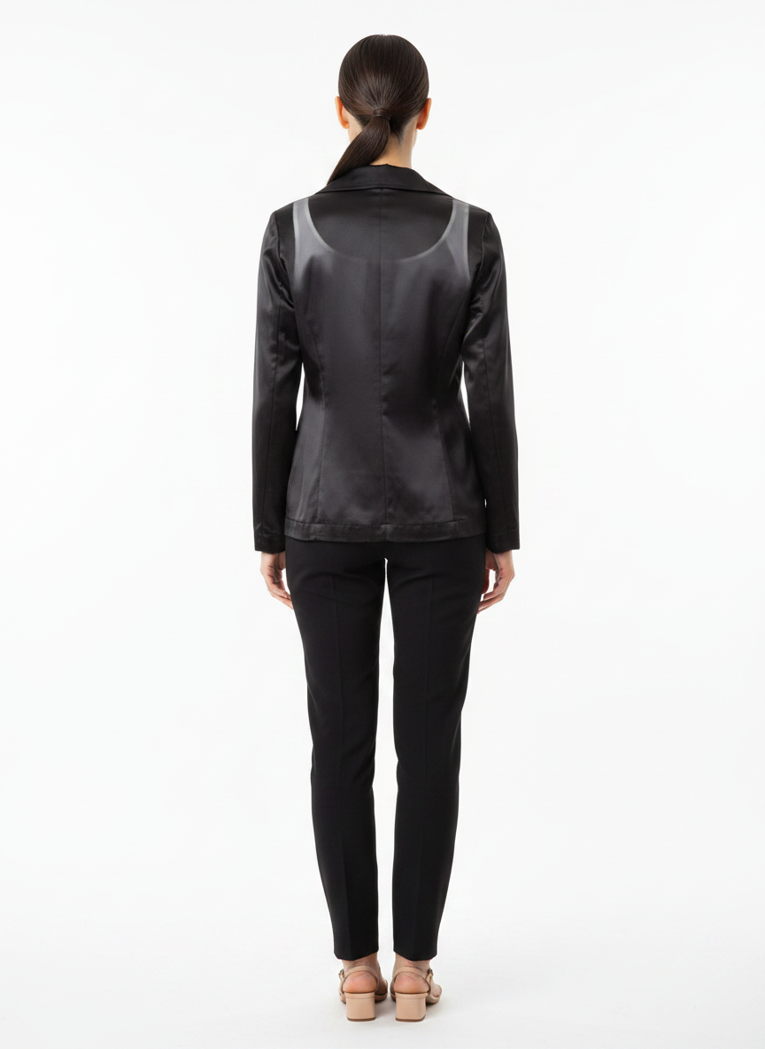 Blazer Acetinado Botões Elegante - DROSÓFILA / M