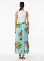 Saia Longa Estampada Floral Tropical - DRESS TO / P