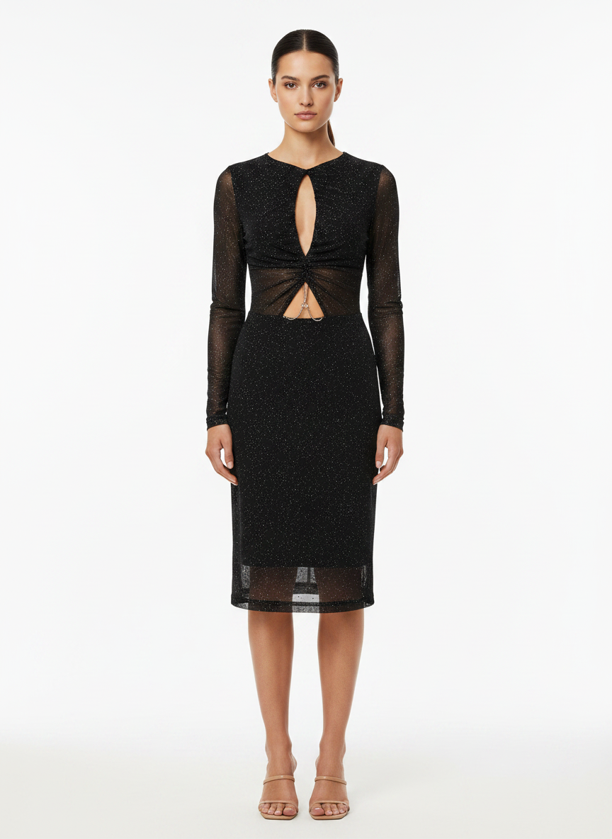 Vestido Malha Brilhosa - COLCCI / M