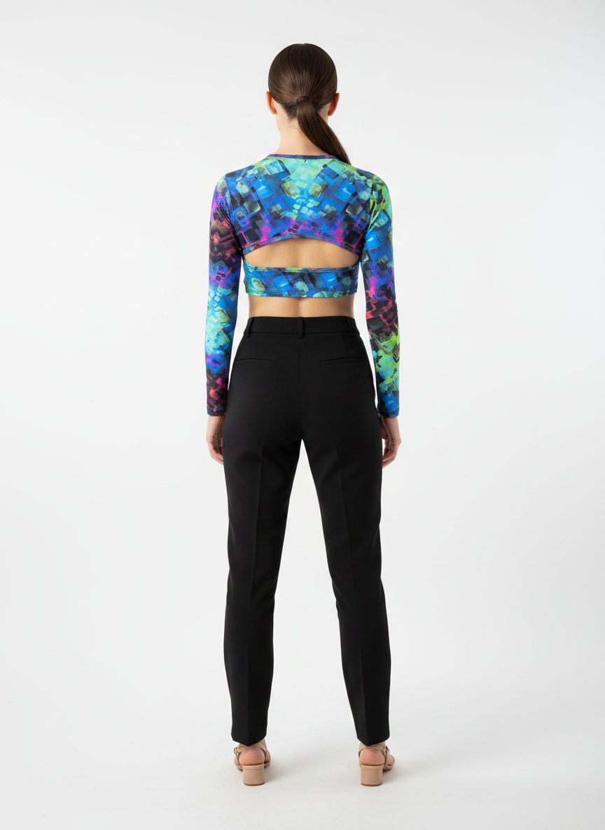 Bodysuit Malha Estampada - CCM / P