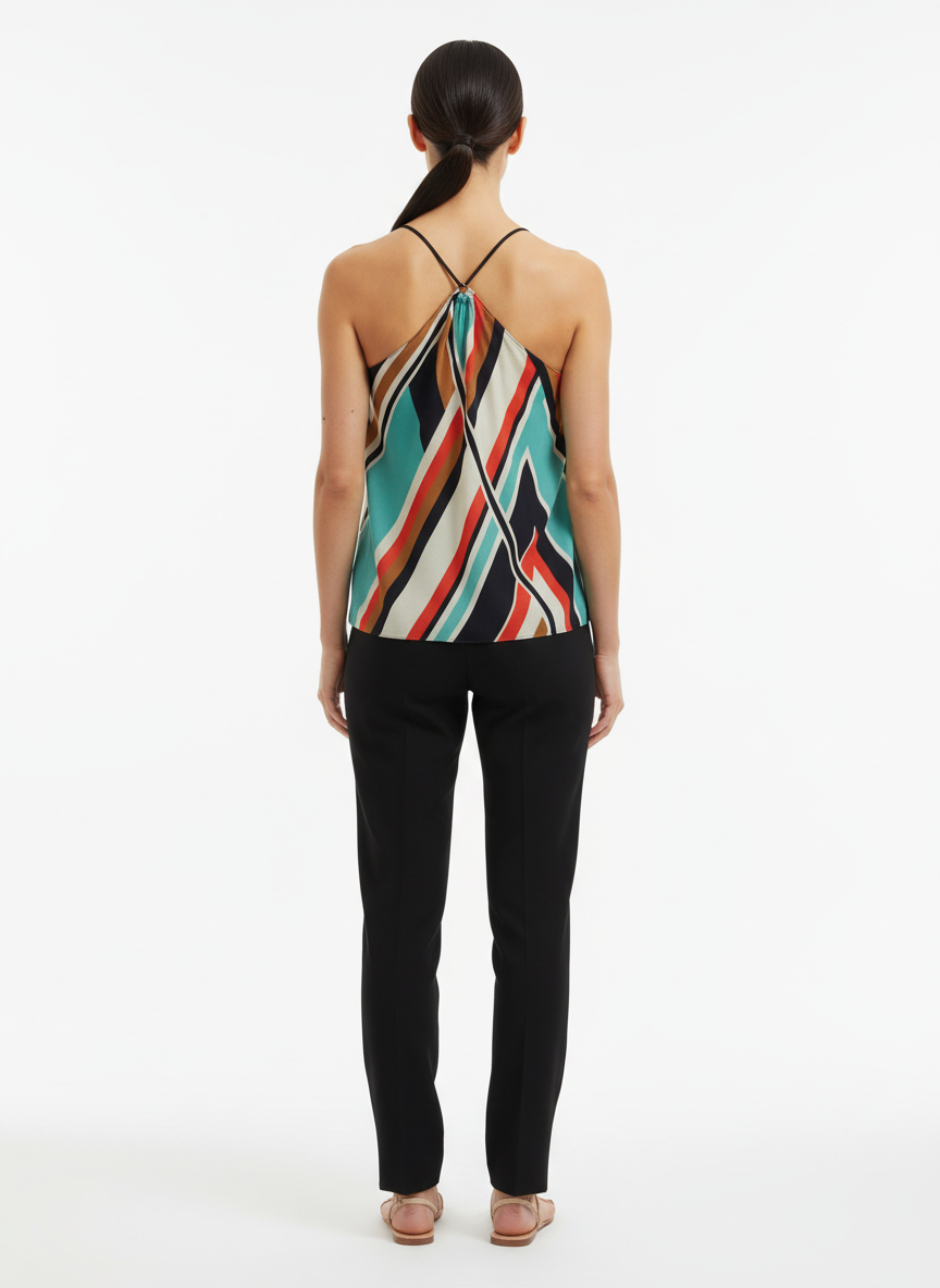 Blusa Alças Finas Estampada - C. Club/38