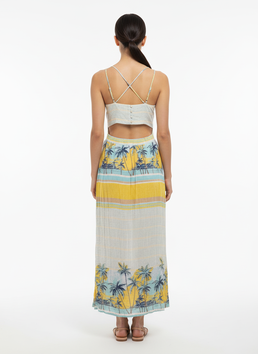 Vestido Midi Tropical - Dress To/G