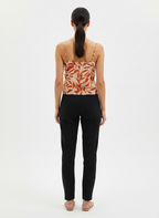 Blusa Estampa Abstrata Terracota - Monnari/P