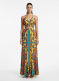 Conjunto Maxi Estampado Halter Neck Boho Chic - DRESS TO / P