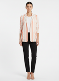 Blazer Listrado Leve Linho - DRESS TO / PP