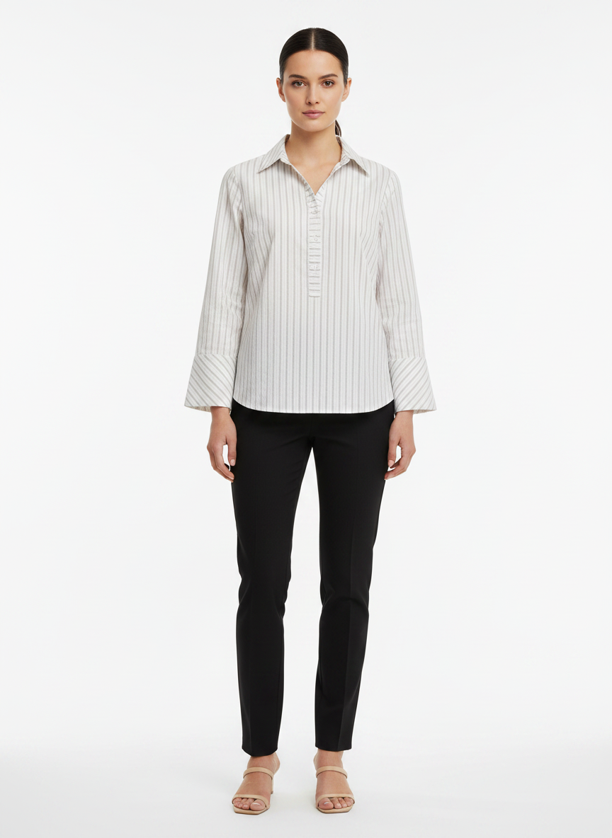 Camisa Algodão Listrada - DRESS TO / M