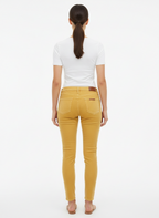 Calça Skinny Veludo Amarelo - Canal/36