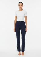 Calça com Zíper Frontal Azul Marinho /P