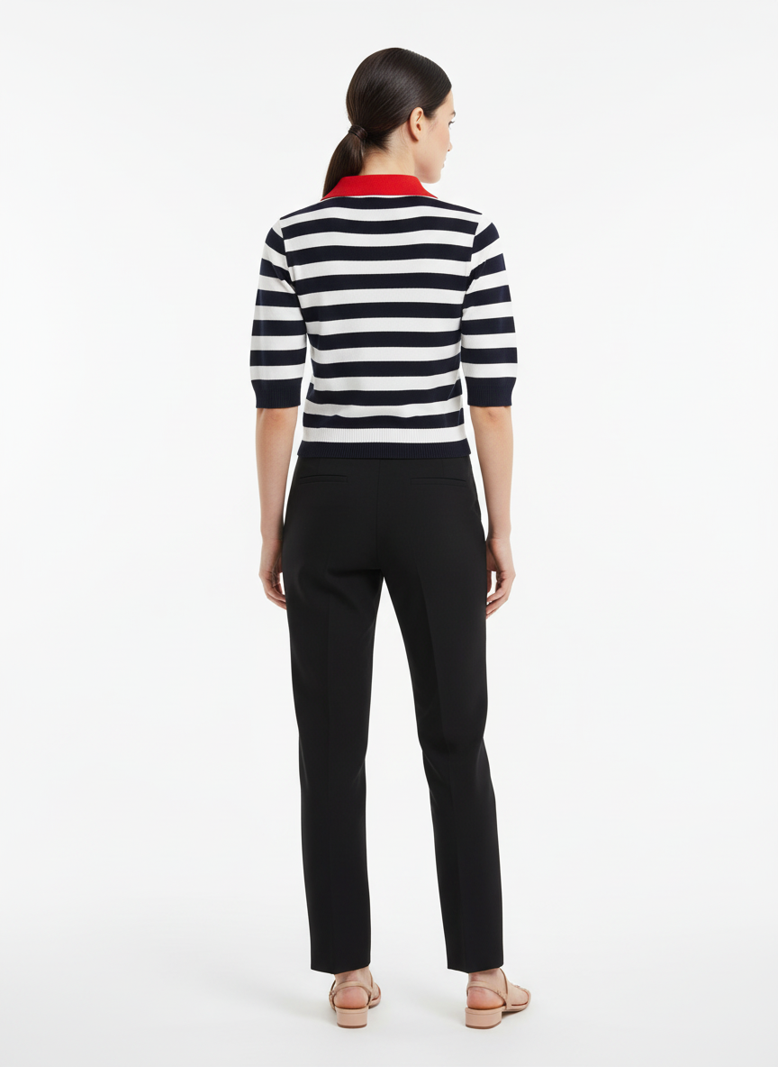 Blusa Polo Listrada - S Club/M