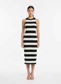 Vestido Midi Tricô Listrado - Animale/P