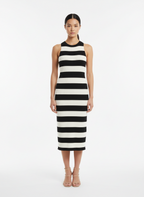 Vestido Midi Tricô Listrado - Animale/P