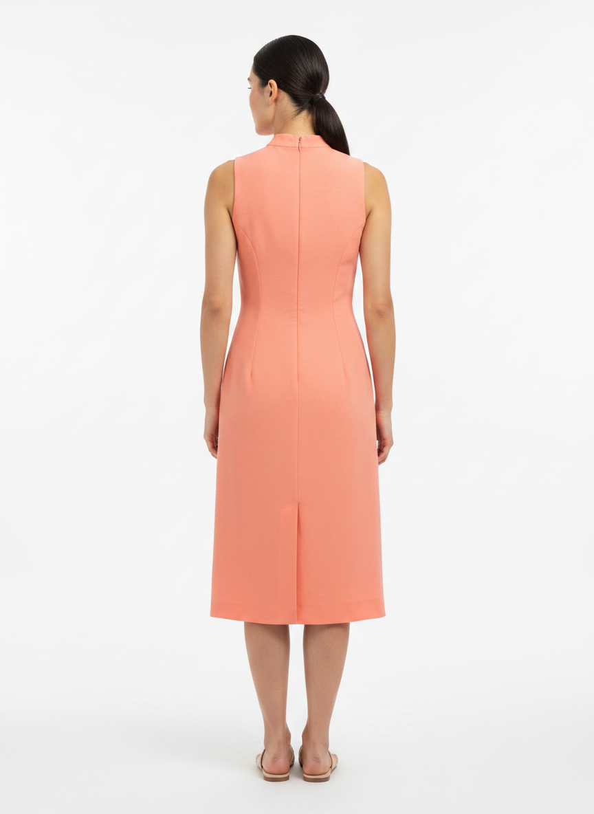 Vestido Midi Choker Acinturado - NOAH / P