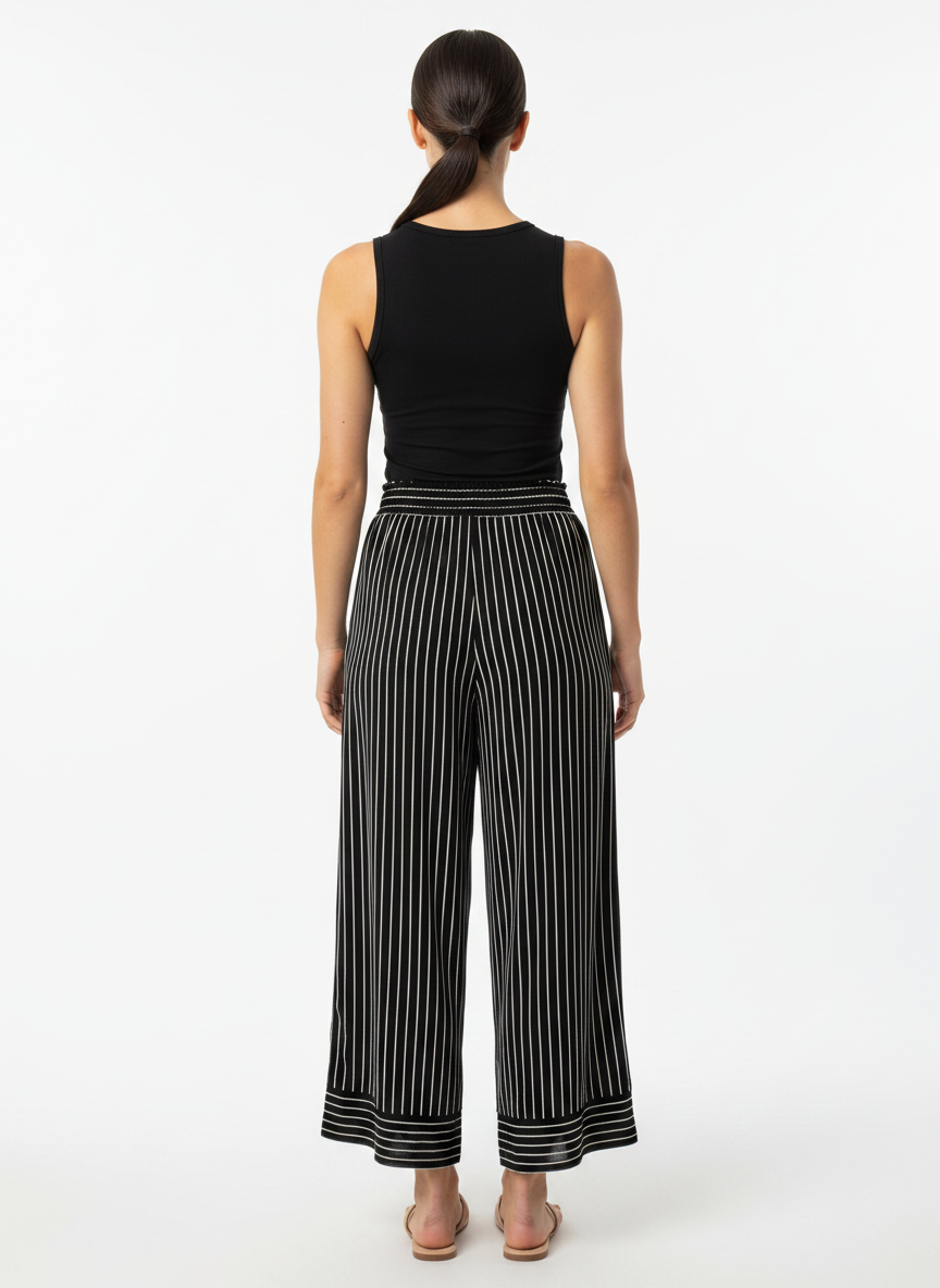 Calça Viscose Listrada - DRESS TO / M