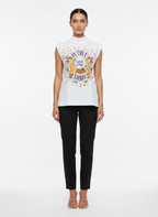 Camiseta estampa colorida mística branca - SKAZI | P