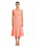 Vestido Midi Choker Acinturado - NOAH / P
