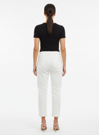 Calça tecido cigarrete off white - OH BOY! | M
