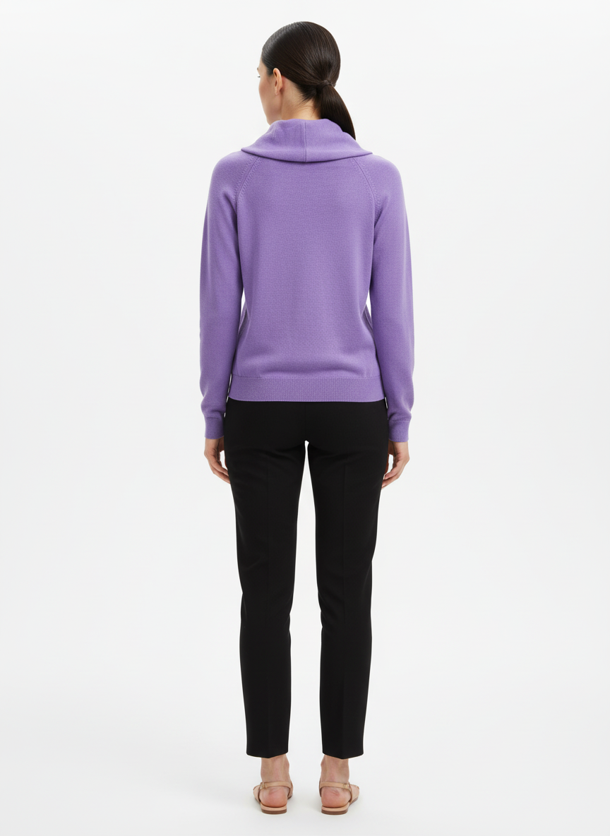 Blusa Tricô Gola Fluida /P