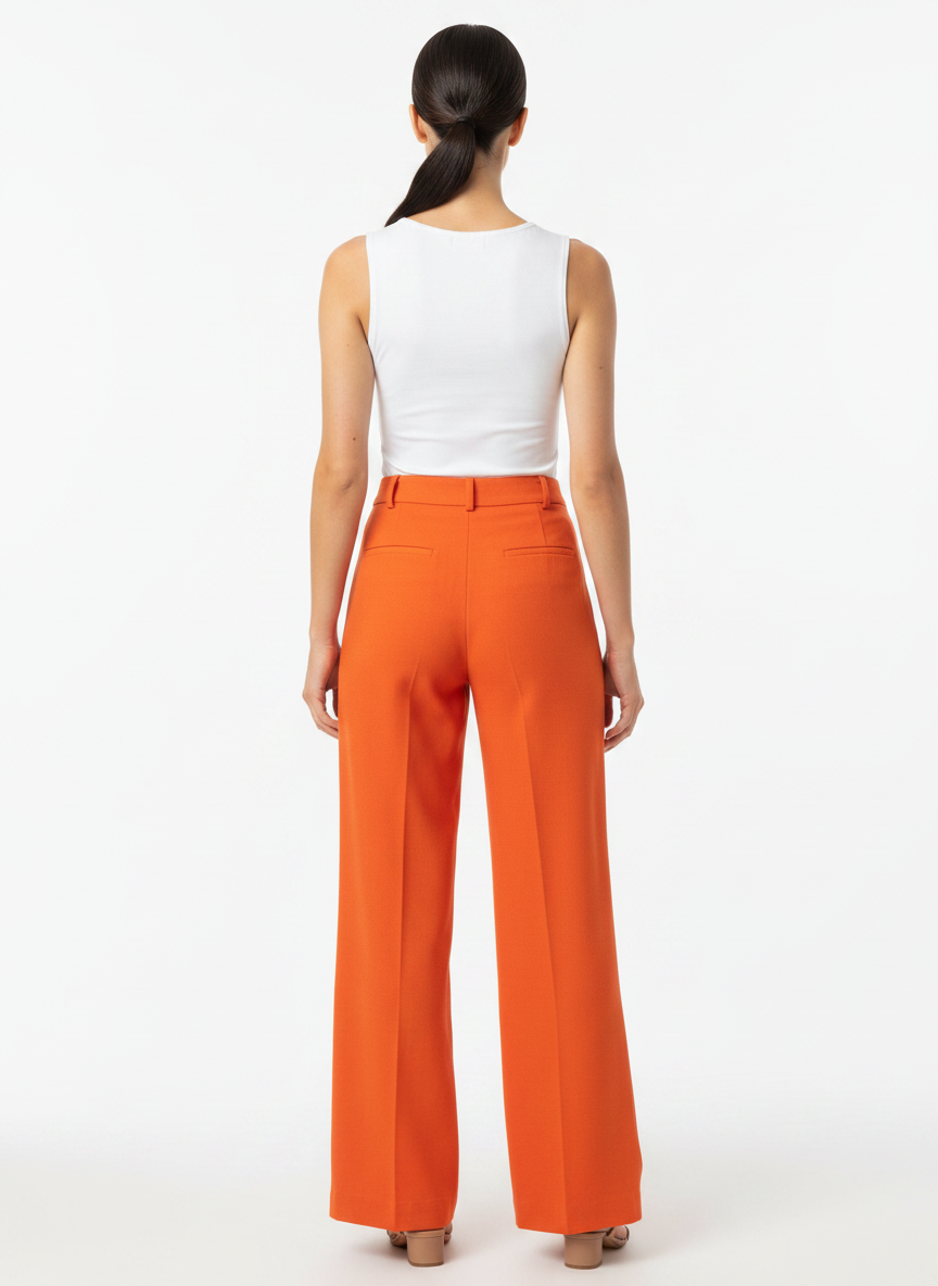 Calça Alfaiataria Laranja Vibrante - C.CLUB / 38