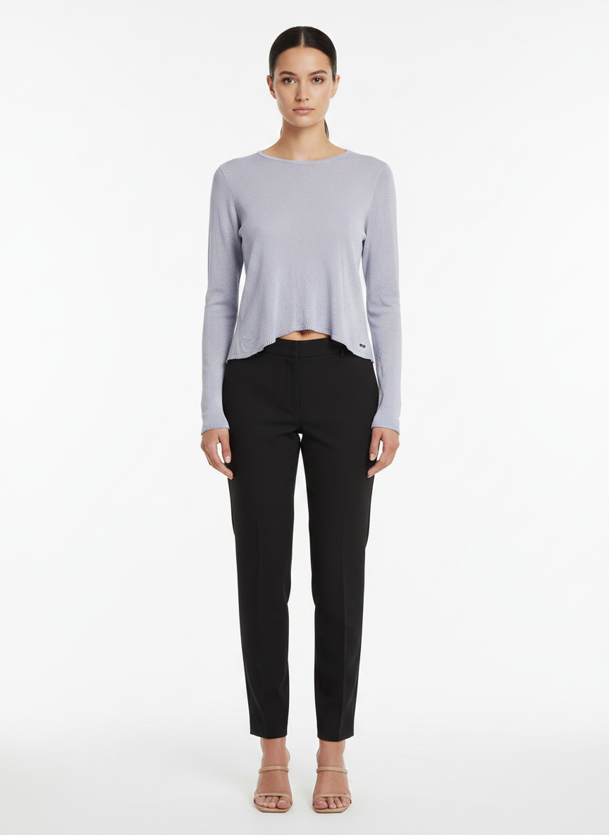 Blusa Malha Leve Cropped - LAFORT / U