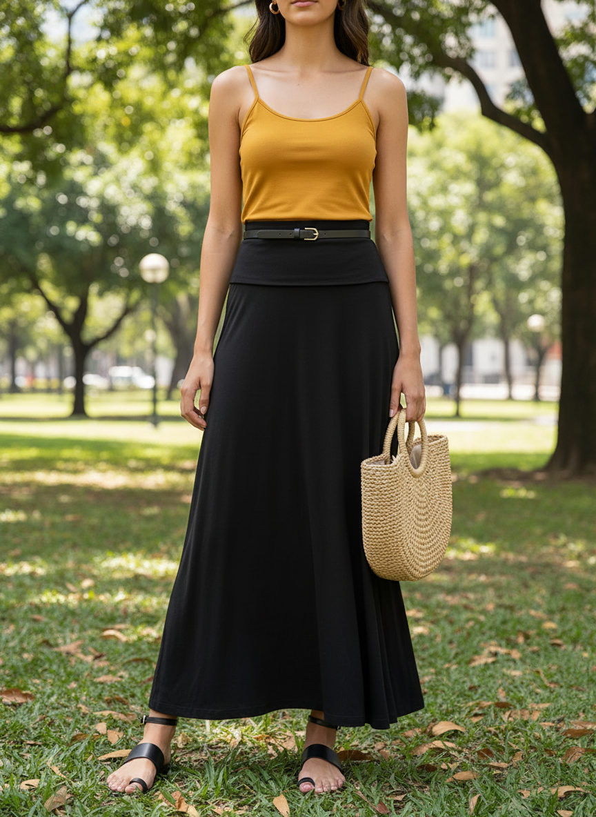 Saia Maxi Viscose - CCM / U