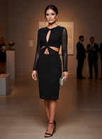 Vestido Malha Brilhosa - COLCCI / M