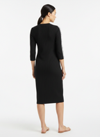 Vestido Curto Malha Canelada Esportivo - ADIDAS / G