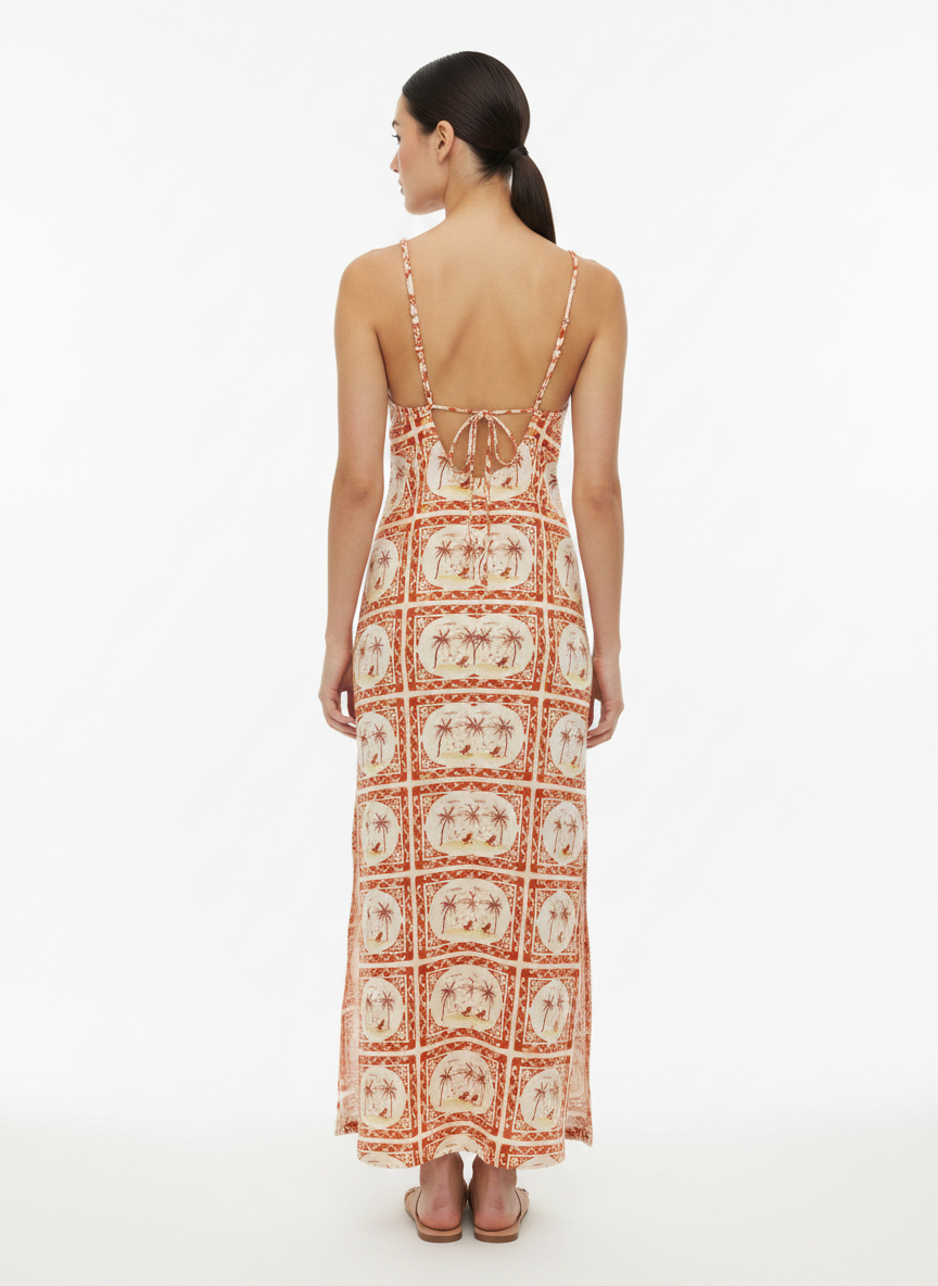 Vestido Maxi Viscose - FARM / PP