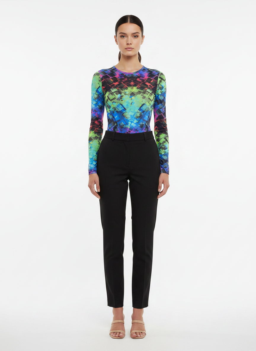 Bodysuit Malha Estampada - CCM / P