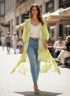 Conjunto Kimono e Maxi Saia Viscose Tie-Dye - DRESS TO / M