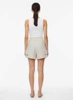 Shorts Versátil com Detalhe em Tela Bege - All’s/P