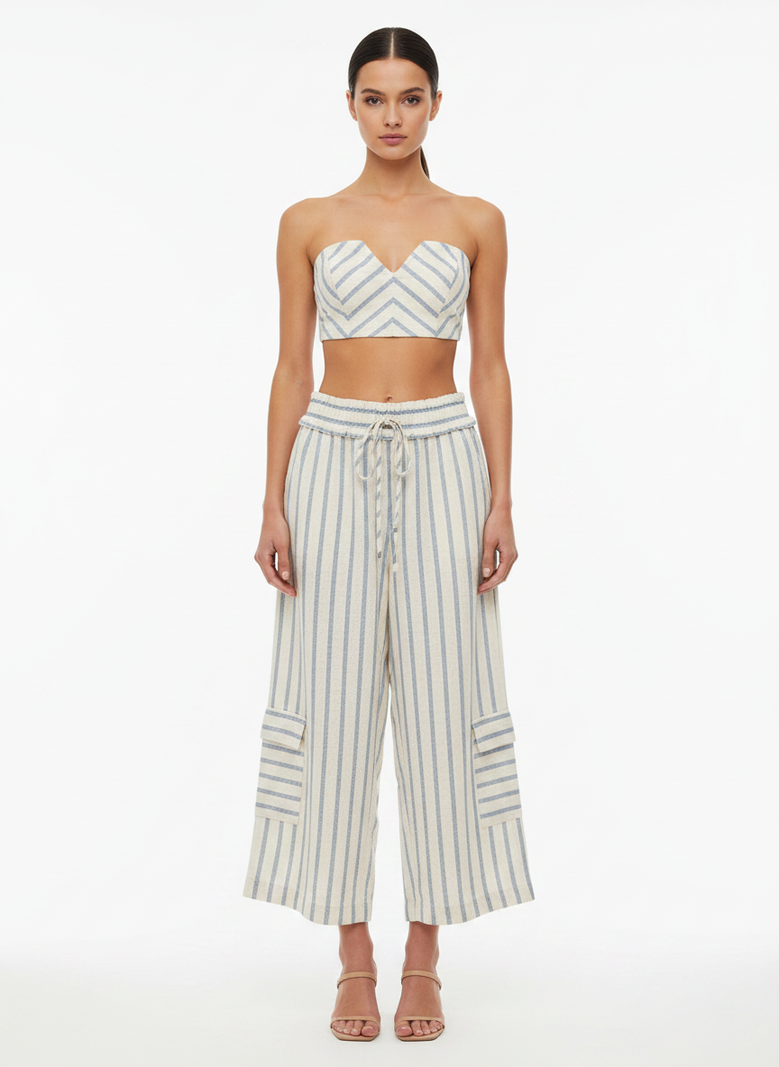 Conjunto Listrado Linho - SOMMER / PP