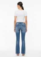 Calça Jeans Flare Lavagem Média - CANTÃO / 34