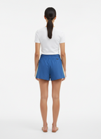Shorts Casual com Faixa Lateral Azul - Iodice/38