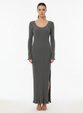 Vestido Maxi Canelado - CANAL / P