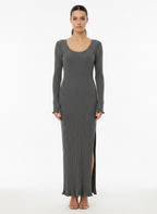 Vestido Maxi Canelado - CANAL / P