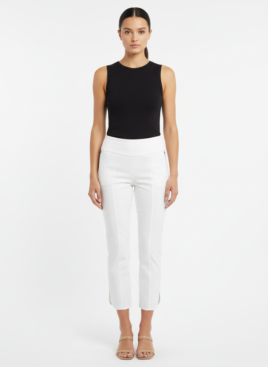 Calça tecido cigarrete off white - OH BOY! | M