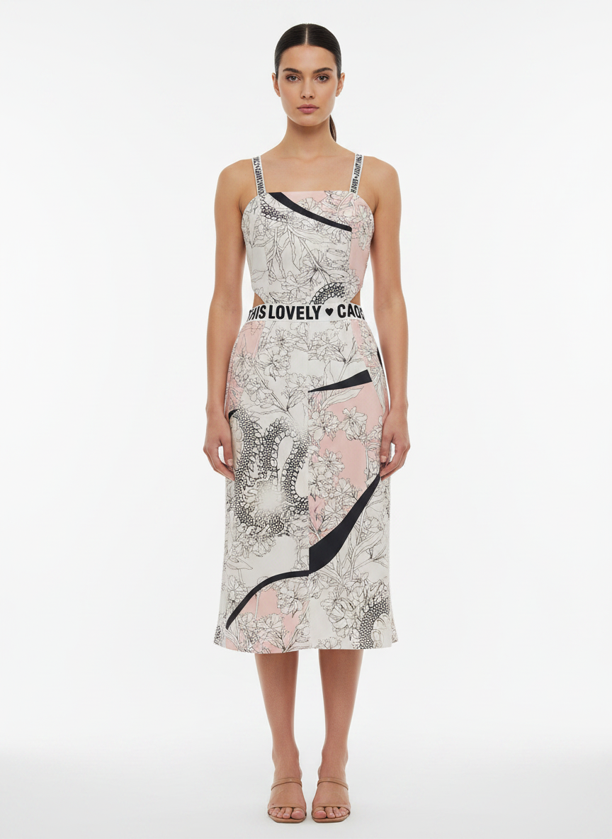 Vestido Malha Estampada - CAOS / 38