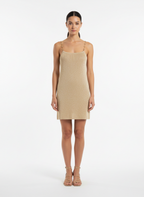 Vestido Tricô Metálico com Alça Estrela - Caos/38