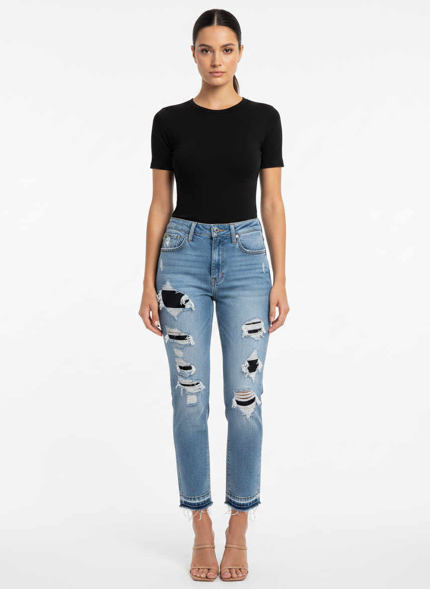 Calça Denim - JOHN JOHN / 36