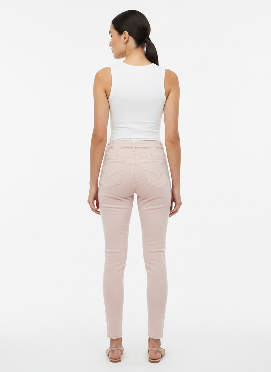 Calça Skinny Jeans Rosa Claro - DRESS TO / 36