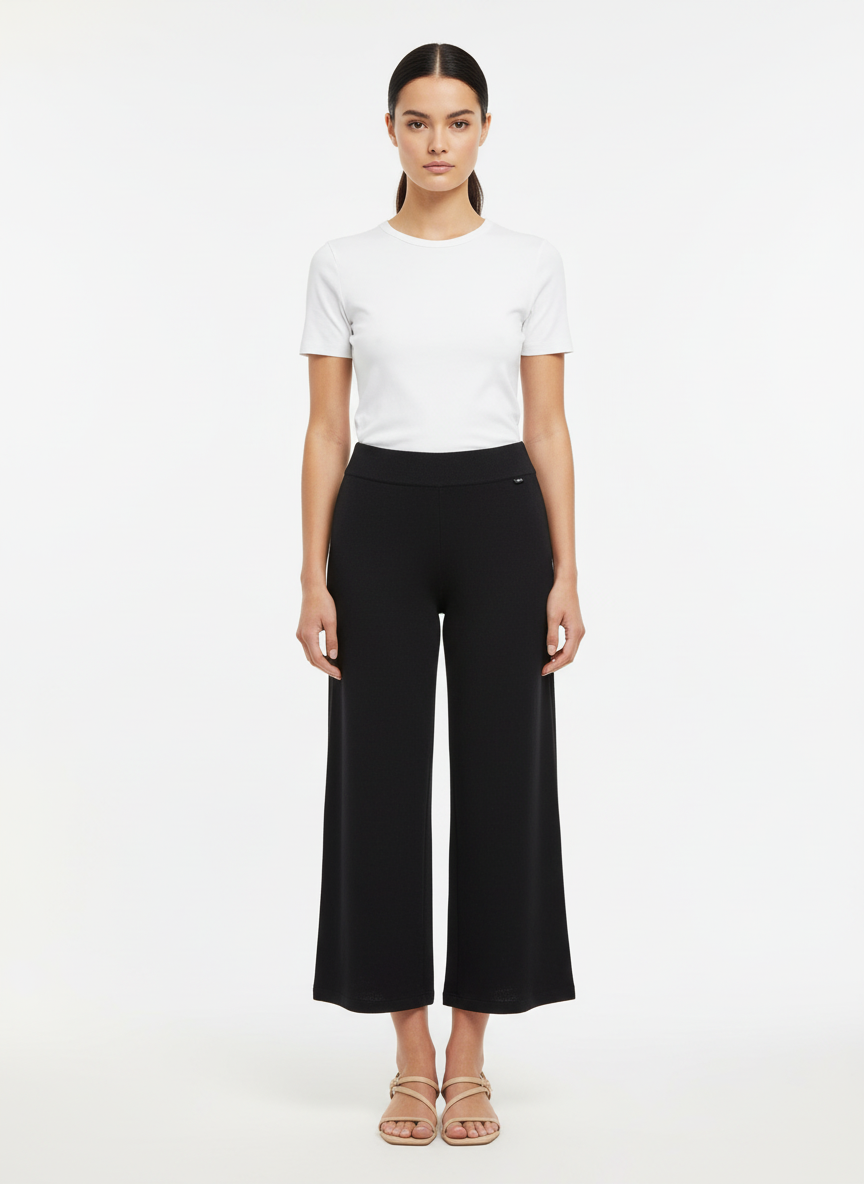Calça Pantacourt Canelada - Viviane Furrier/U