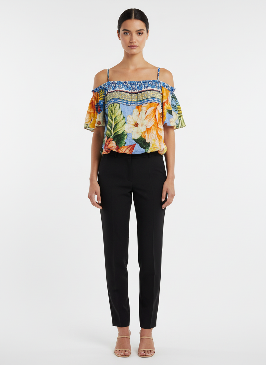 Blusa Floral Tropical - Farm/P